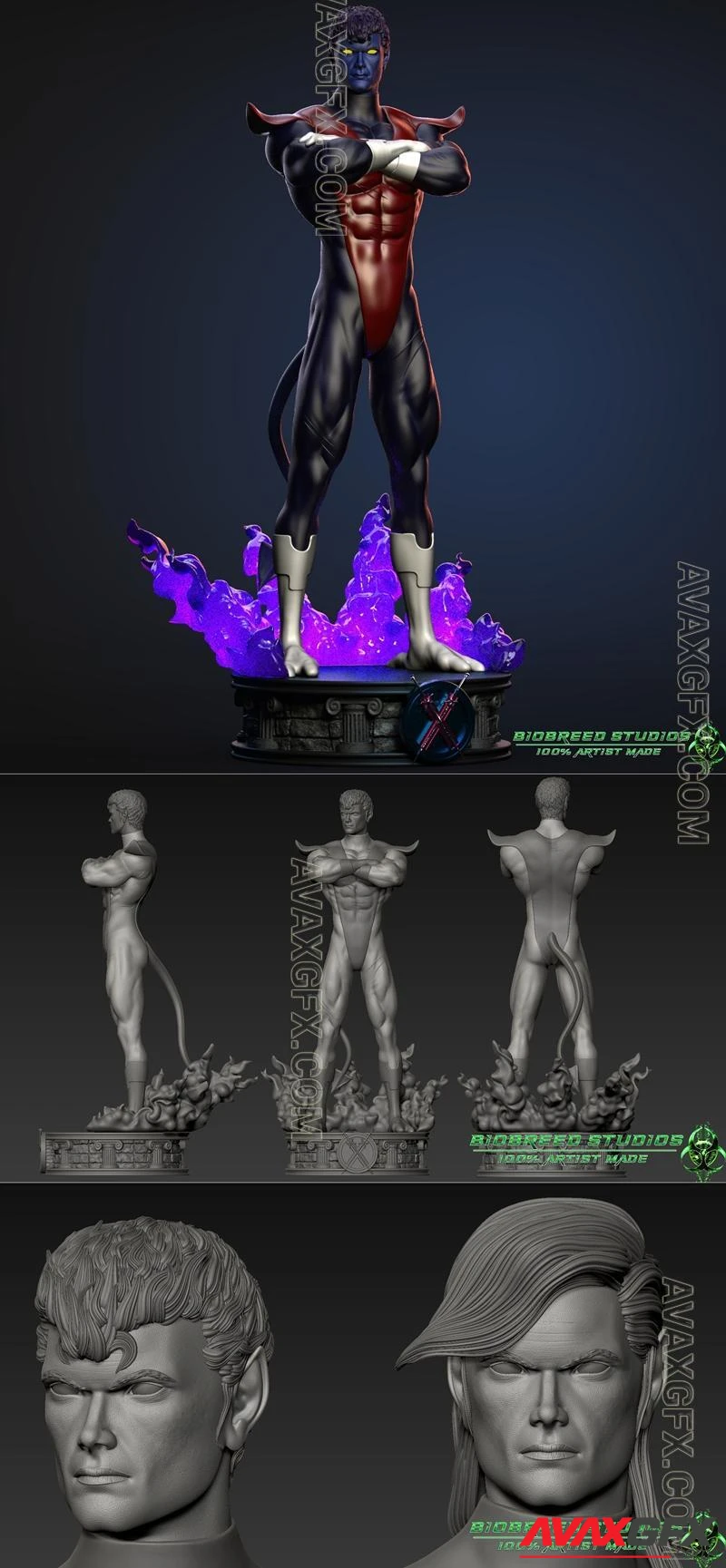 Biobreed Studios - Nightcrawler - STL 3D Model