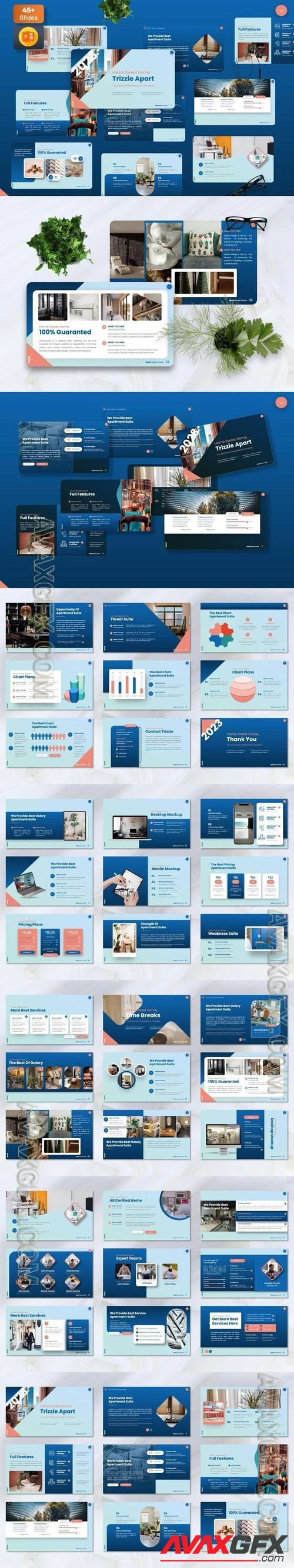 Trizze - Apartment Powerpoint Templates