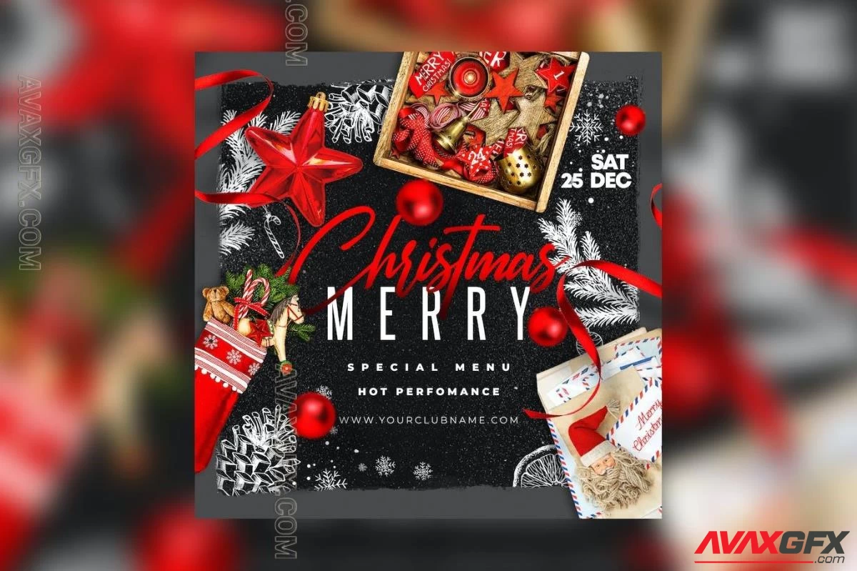 Merry Christmas Flyer JWQX4R6