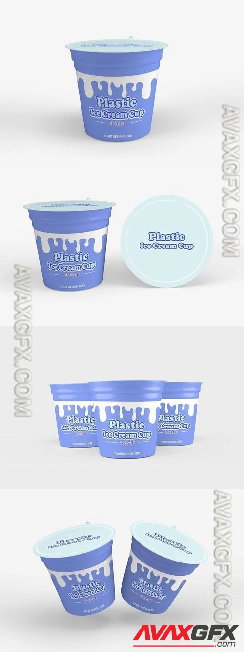 Ice Cream Jar Mockup