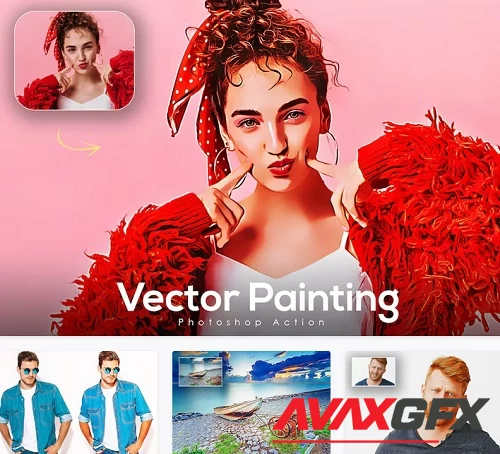 Vector Painting Photoshop Action - MD22PTS