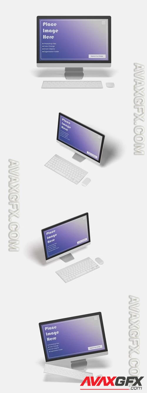 Minimal iMac Mockup