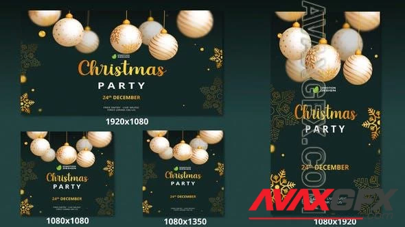Merry Christmas || Social Media 49001948 Videohive