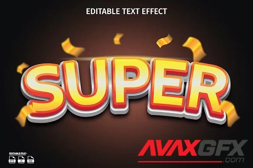 Super editable text effect - 3K5FGYH