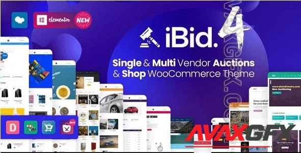 Themeforest - iBid v4.0 - Multi Vendor Auctions WooCommerce Theme 24923136