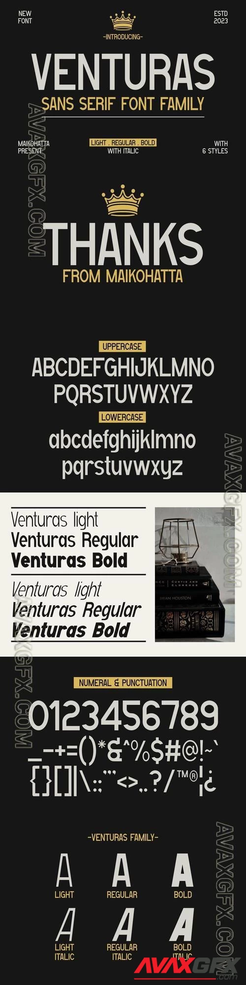 Venturas - Sans Serif Font Family K4EEQR6