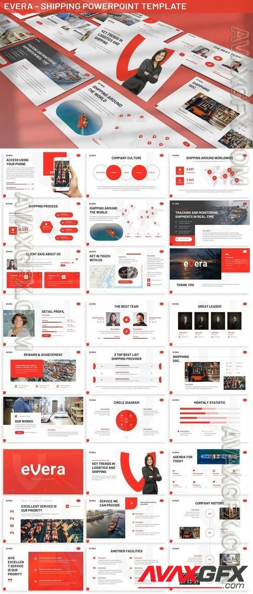 Evera - Shipping Powerpoint Template