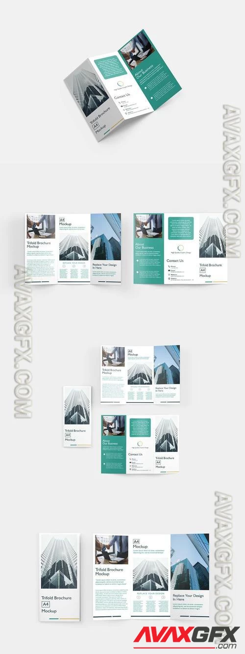 Trifold Brochure Mockup