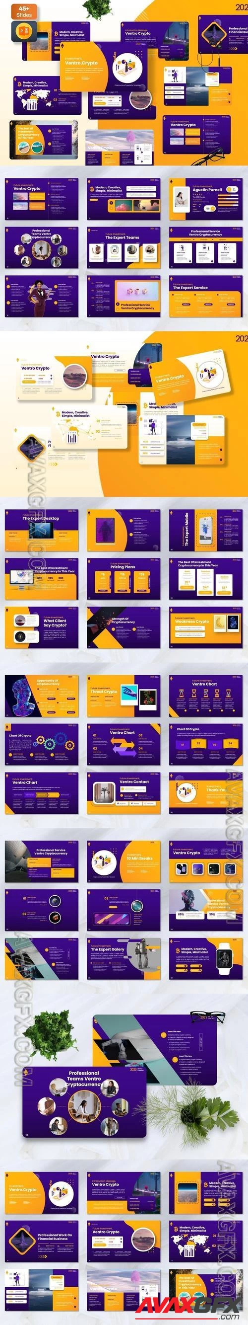 Ventro - Cryptocurrency Powerpoint Templates