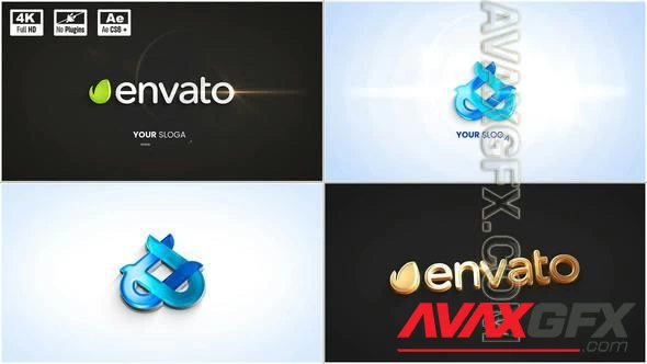 Clean Extrude Logo Animation 49480800 Videohive