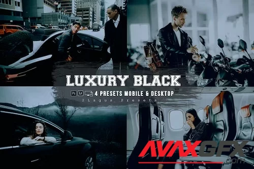 Black Luxury Lightroom Presets Mobile & Desktop - G3T4ALN