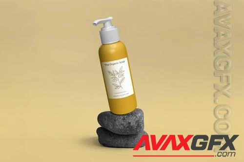 Soap Bottle Mockup