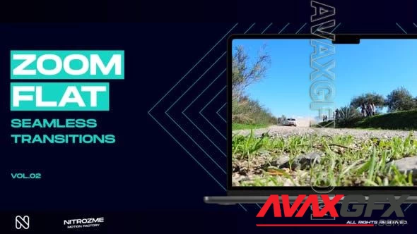 Zoom Flat Transitions Vol. 02 49305117 Videohive