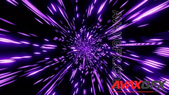 MA - Purple Neon Tunnel 1430180