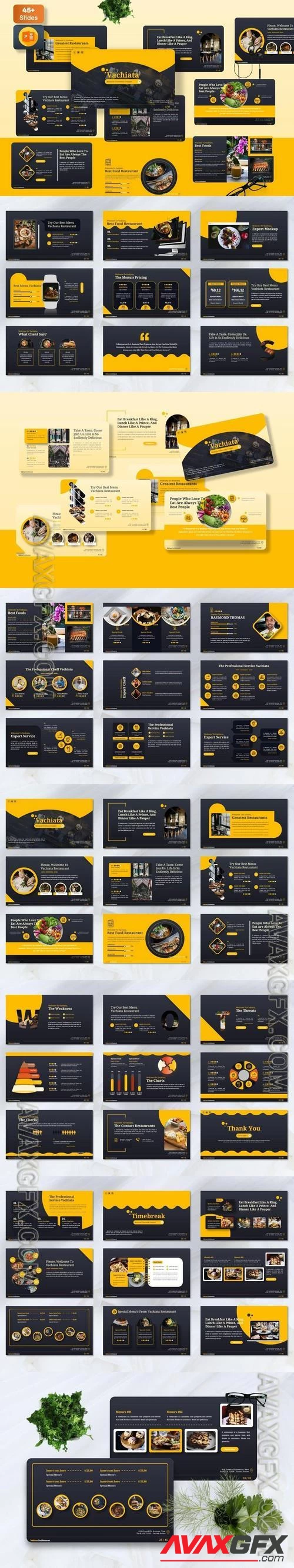 Vachiata - Restaurant Powerpoint Templates