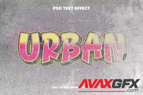 Urban Graffiti Paint Spray Text Effect - 3SEF2AD