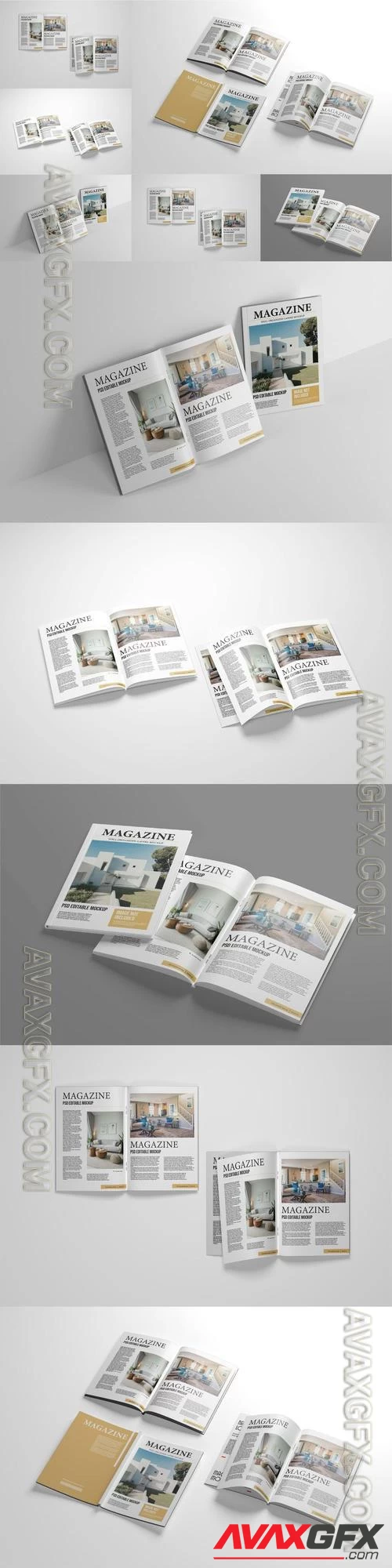 Magazine Spread Mockups