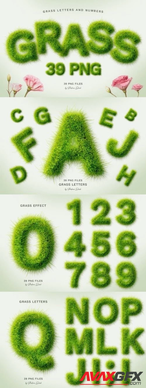 Grass Letters - 91608804