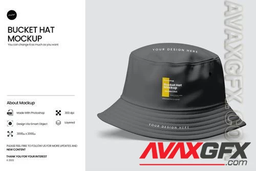 Hat Bucket Mockup ED87NDG