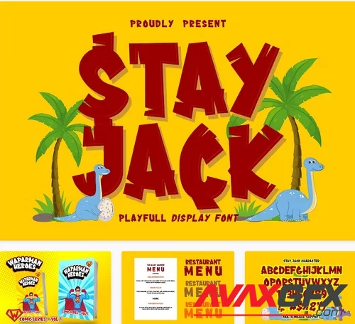 Stay Jack - Playful Display Font - VJQKC9S