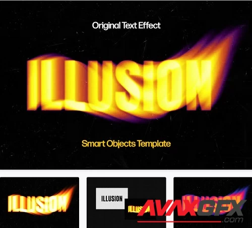 Melting Illusion Text Effect - 91603254