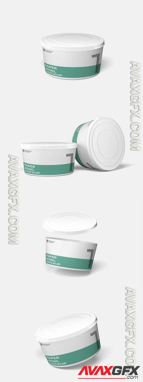 Paper Bowl Mockup