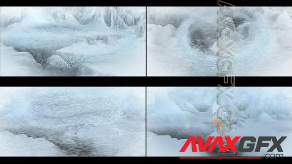 Blizzard Snow Winter Logo 34772531 Videohive