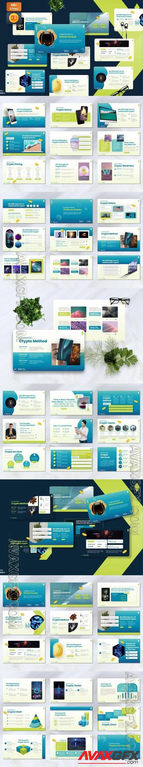 Drivot - Cryptocurrency Powerpoint Templates