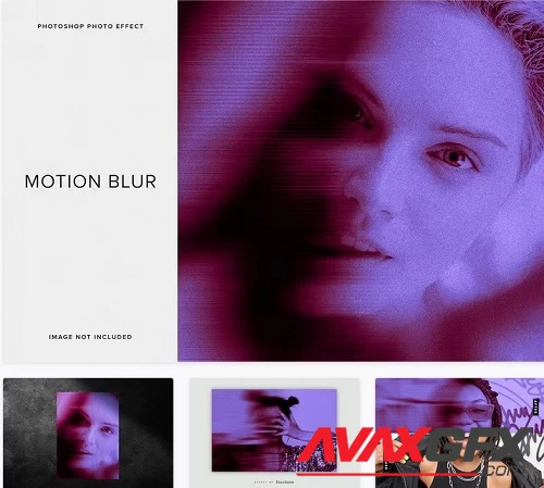 Motion Blur PSD Photo Effect - PEA86PA