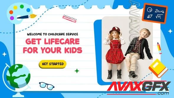 Modern Kindergarten Slide Promo 49225220 Videohive