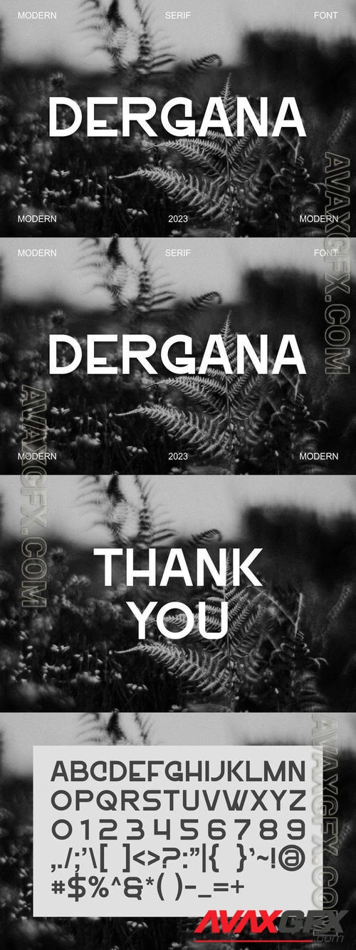 Dergana Font