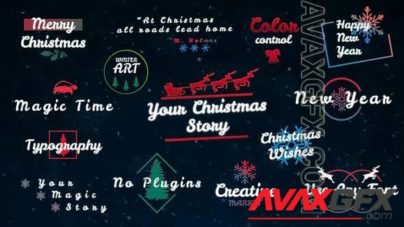 Magic Christmas Titles 49393320 Videohive