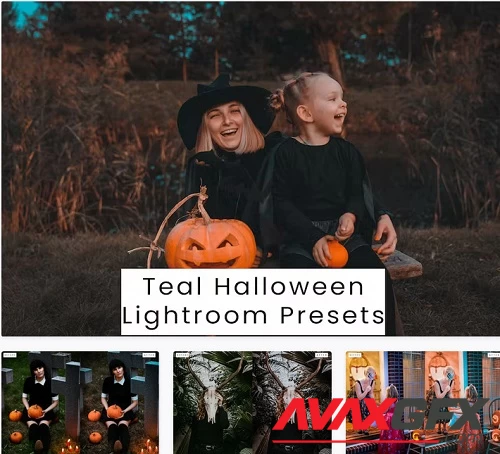 Teal Halloween Lightroom Presets - GZJ3UY6