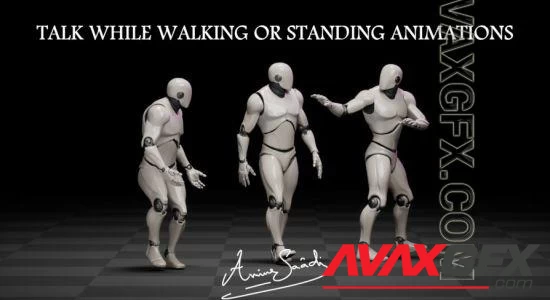 Talk while walking or standing animations (4.16 - 4.27, 5.0 - 5.3)