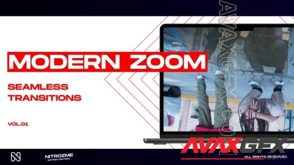 Modern Zoom Transitions Vol. 01 49304984 Videohive