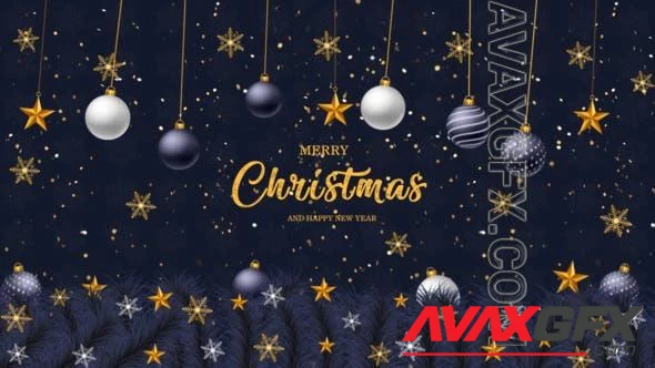 Merry Christmas And Happy New Year Intro 49001773 Videohive
