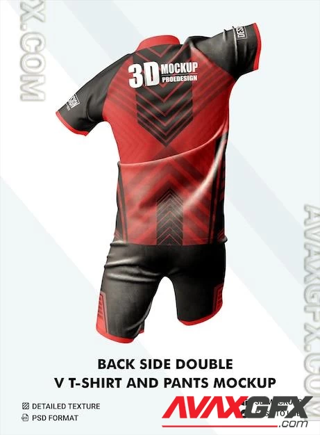 Soccer kit mockup PSD