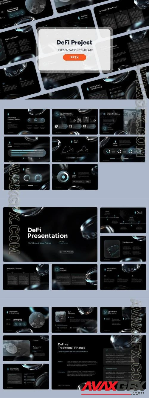 DeFi Project Presentation - Powerpoint Templates