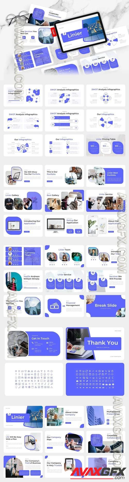 Linier - Multipurpose PowerPoint Template