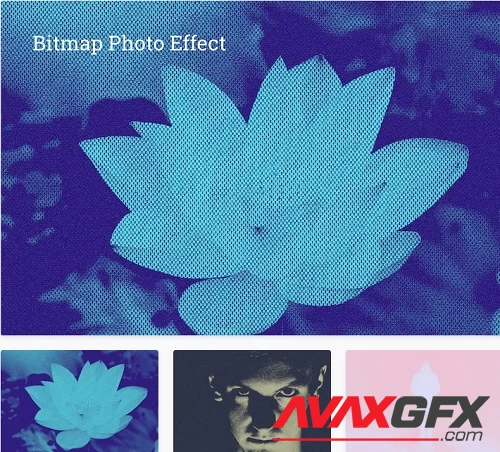 Bitmap Photo Effect - T8WEJZL