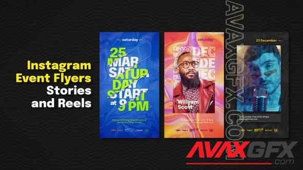 Instagram Event Flyers. Stories and Reels 49203266 Videohive
