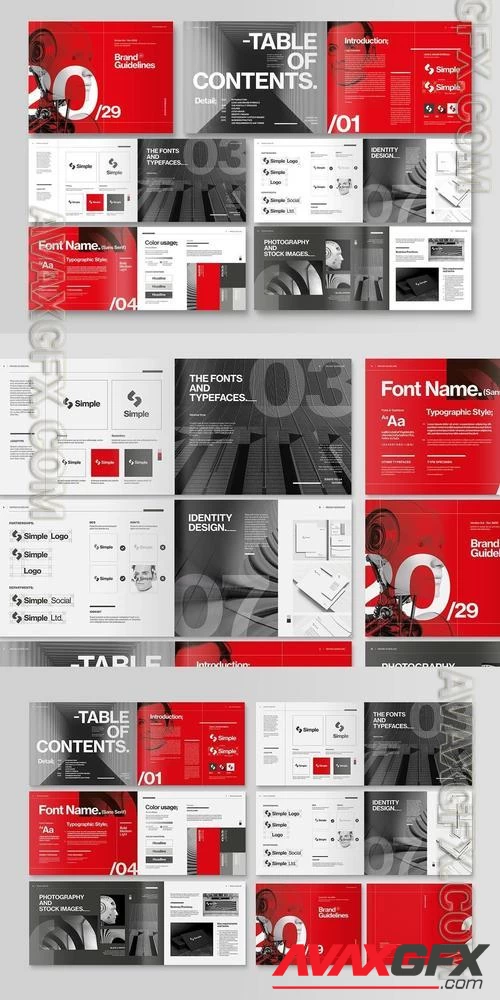 Brand Guidelines Brochure Template