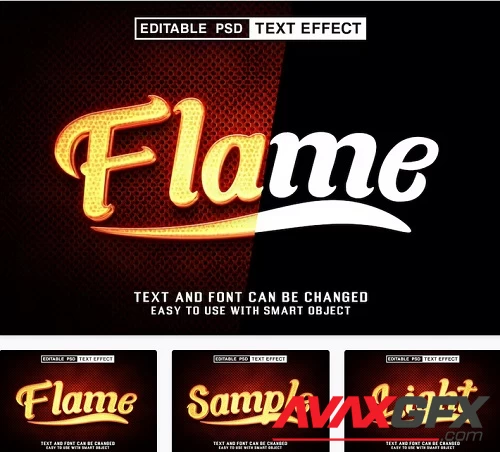 Flame Editable Text Effect - Q9LU772