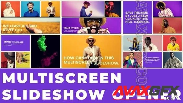 Multiscreen Slideshow | Split Screen Opener | Dynamic Intro 49266923 Videohive