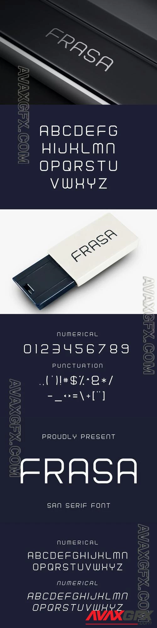 Frasa Minimalist Font 44KDXMU