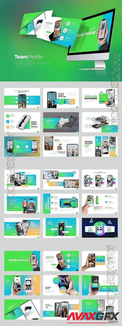 Mobile Mockup PowerPoint Presentation