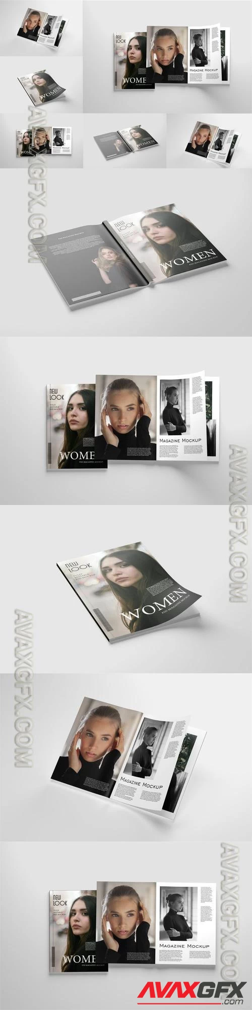 Magazine Spread Mockups