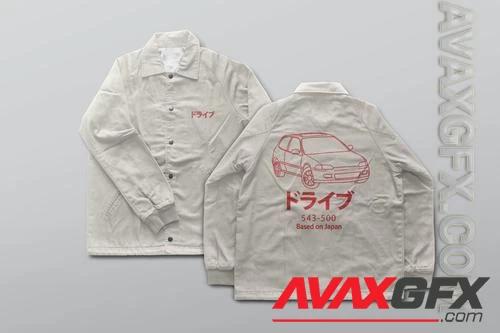 White Jacket Mockup