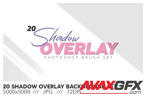 20 Shadow Overlay Background Set - 9AHLESY