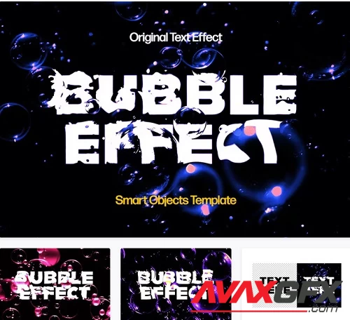 Bubble Distortion Text Effect - 91577262